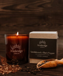 Sandalwood & Black Pepper Luxury Candle