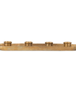 Amita Antique Brass Long Candle Holder