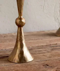 Javanee Candle Holder-Antique Brass