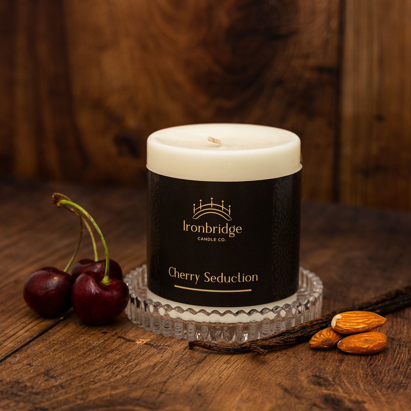 Cherry Seduction Pillar Candle - Small