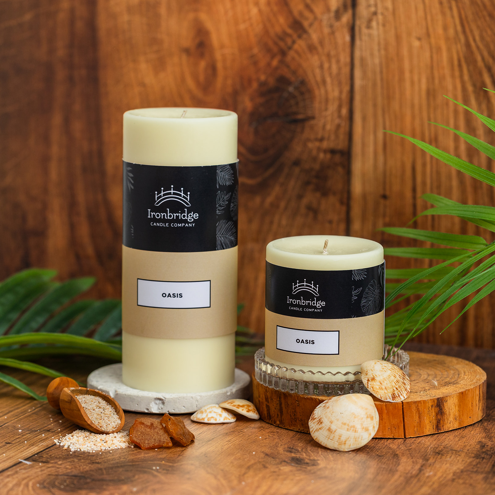 Oasis Pillar Candle Collection