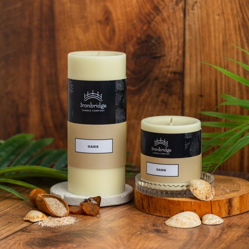 Oasis Pillar Candle Collection