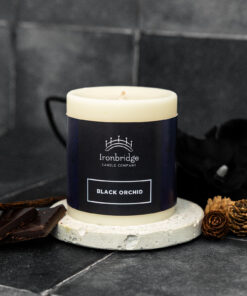 Black Orchid Pillar Candle - Small