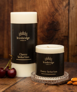 Cherry Seduction Pillar Candle Collection