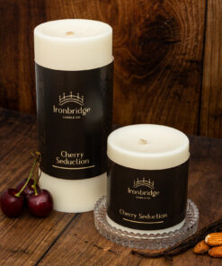 Cherry Seduction Pillar Candle Collection