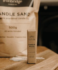 Candle Sand Wicks in Kraft Box - 20 Wicks Included
