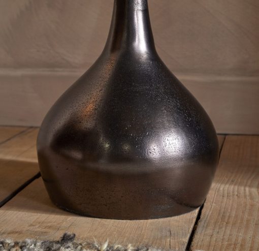 Israj Marble & Iron Side Table - Image 3